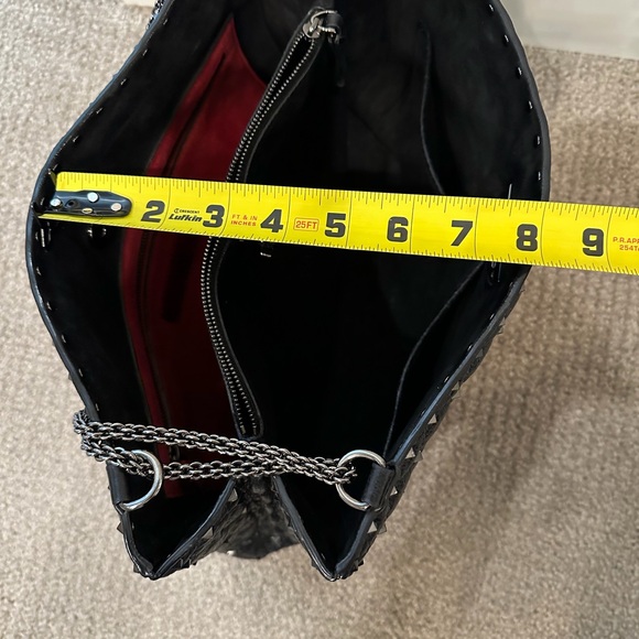 Valentino Garavani Rockstud Shoulder Bag – Black Leather - Picture 10 of 10